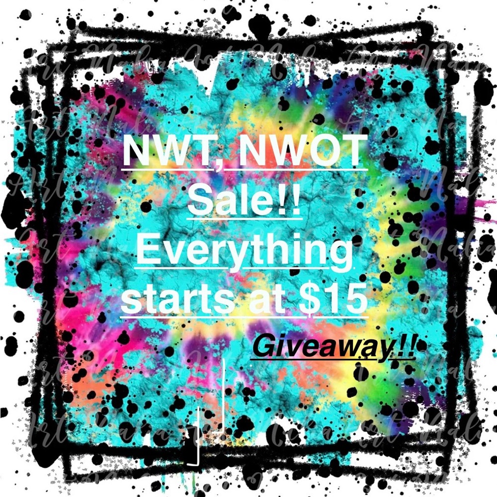NWT, NWOT Sale Everything starts at $15!